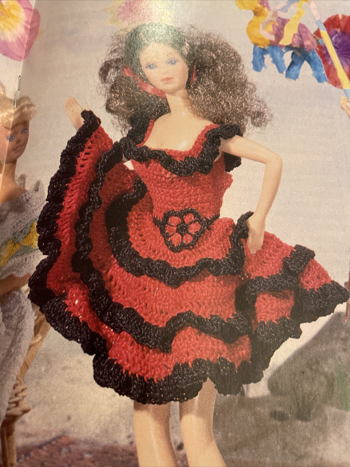 Crochet World 1990 Mexican Fiesta Party Quincea&ntilde;era clothes