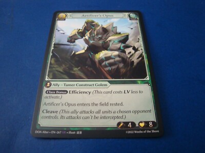 Grand Archive Artificer's Opus DOA Alter Ed EN-267 SR NM/M