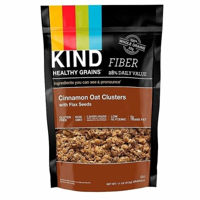 Kind healthy grains cinnamon oat clusters with flax seeds gluten free (602652171840)