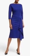Winser London Emily Miracle Wiggle Dress Size 16 Knee Length Smart Office Wear