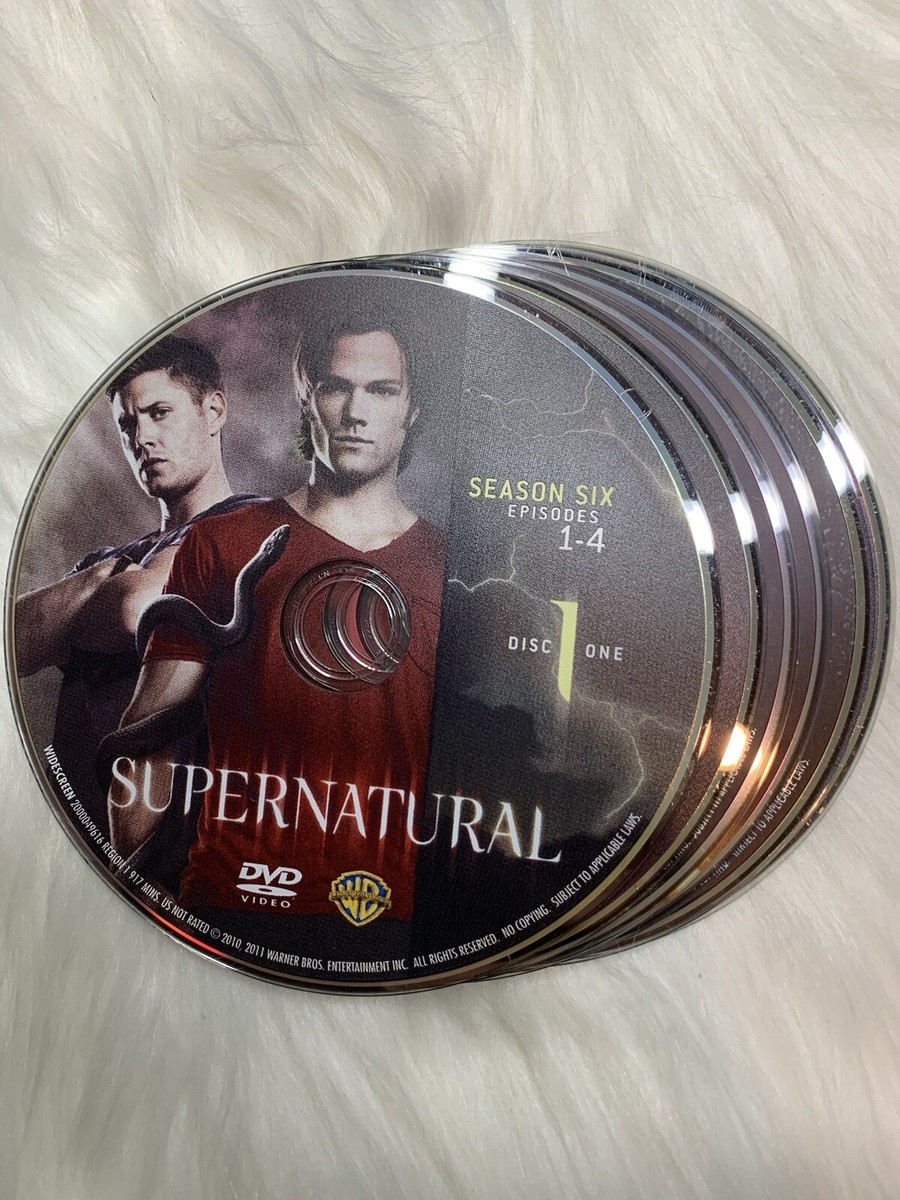 Supernatural: The Complete Sixth Season (DVD, 2010) DISC ONLY