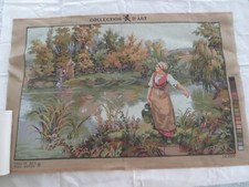 BERNAT Collection d'Art 578-0460-00 BY THE STREAM Blank NEEDLEPOINT CANVAS