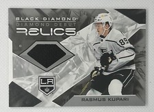 2021-22 Upper Deck Black Diamond Rasmus Kupari #DD-RK Debut Relics RC Jersey