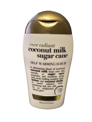 Organix Ever Radiant Coconut Milk Sugar Cane Self-Warming Scrub 3.3 fl. oz.