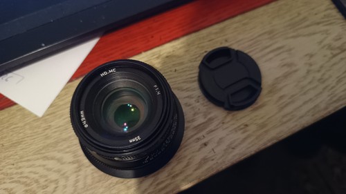 Objectif Fotga / Pergear 35mm F/1.4 pour Canon RF Full Frame et APS-C (260 g) 35 - Imagen 2 de 6