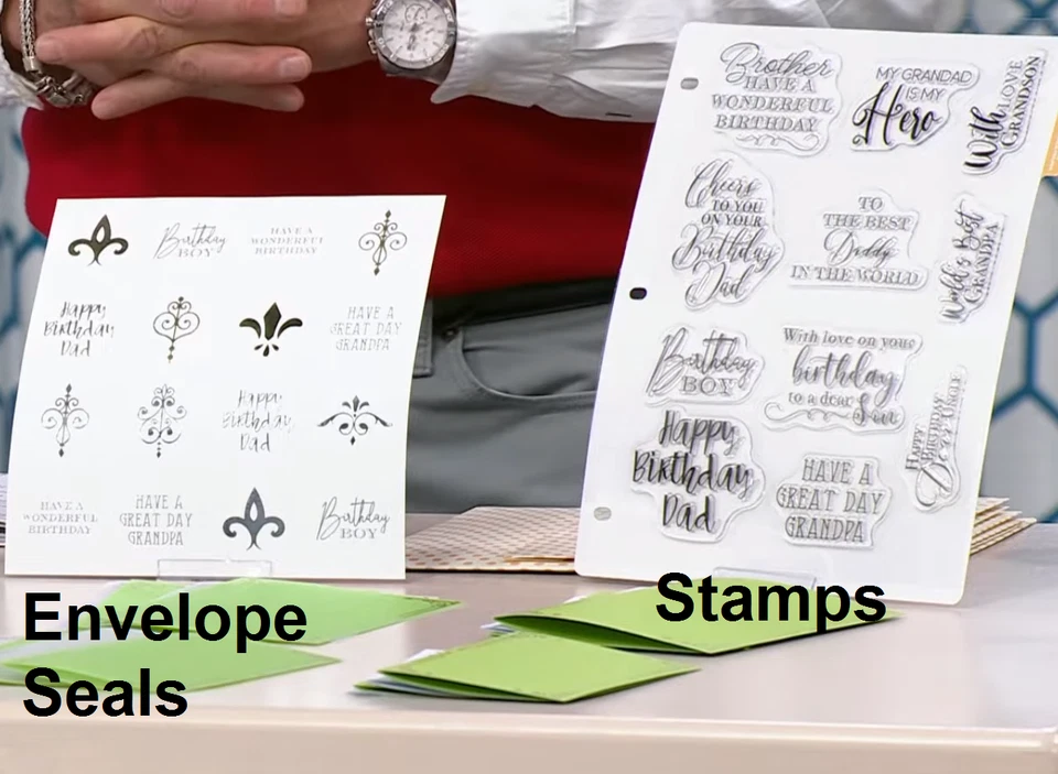 Crafter's Companion For Him 家庭朋友情感邮票、印章 765376 — 第 4/4 张图片