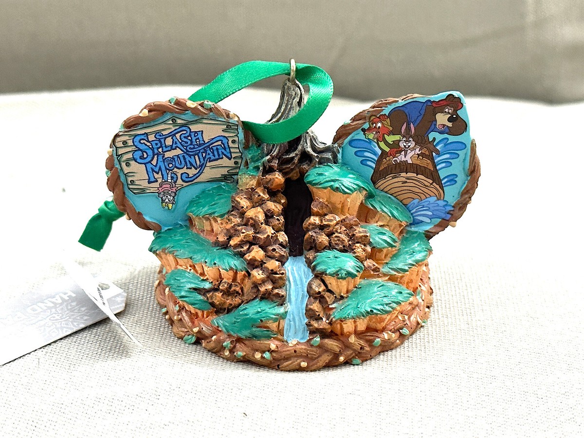 Disney Splash Mountain Mickey Mouse Ears Hat Ornament NEW RARE