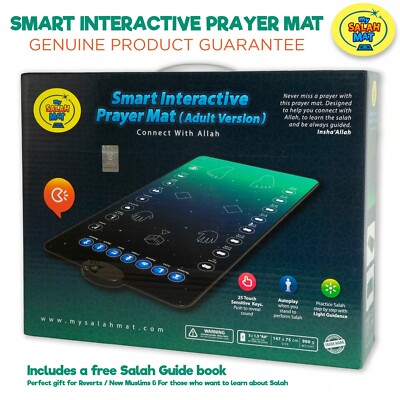 My Salah Mat - Smart Interactive Adult Revert New Muslim Prayer Mat - Geschenkbuch