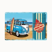 Bild Retro Blechschild Surf 30 x 20 cm Wandbild Bilder 2313