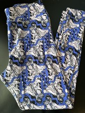 Lularoe Tall And Curvy TC Leggings Disney Purple Aladdin Jasmine Raja Princess