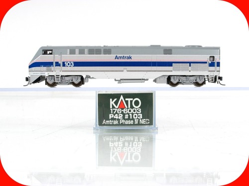 N Scale ***AMTRAK*** P42 Phase IV NEC #103 - KATO 176-6003, DCC Rdy, **Read Desc - Picture 1 of 7