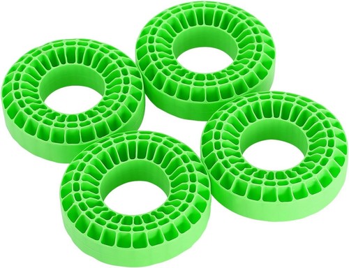 Enhanced Stability Silicone Rubber Tire Inserts for 1/10 RC Crawlers - Green - Picture 9 of 11
