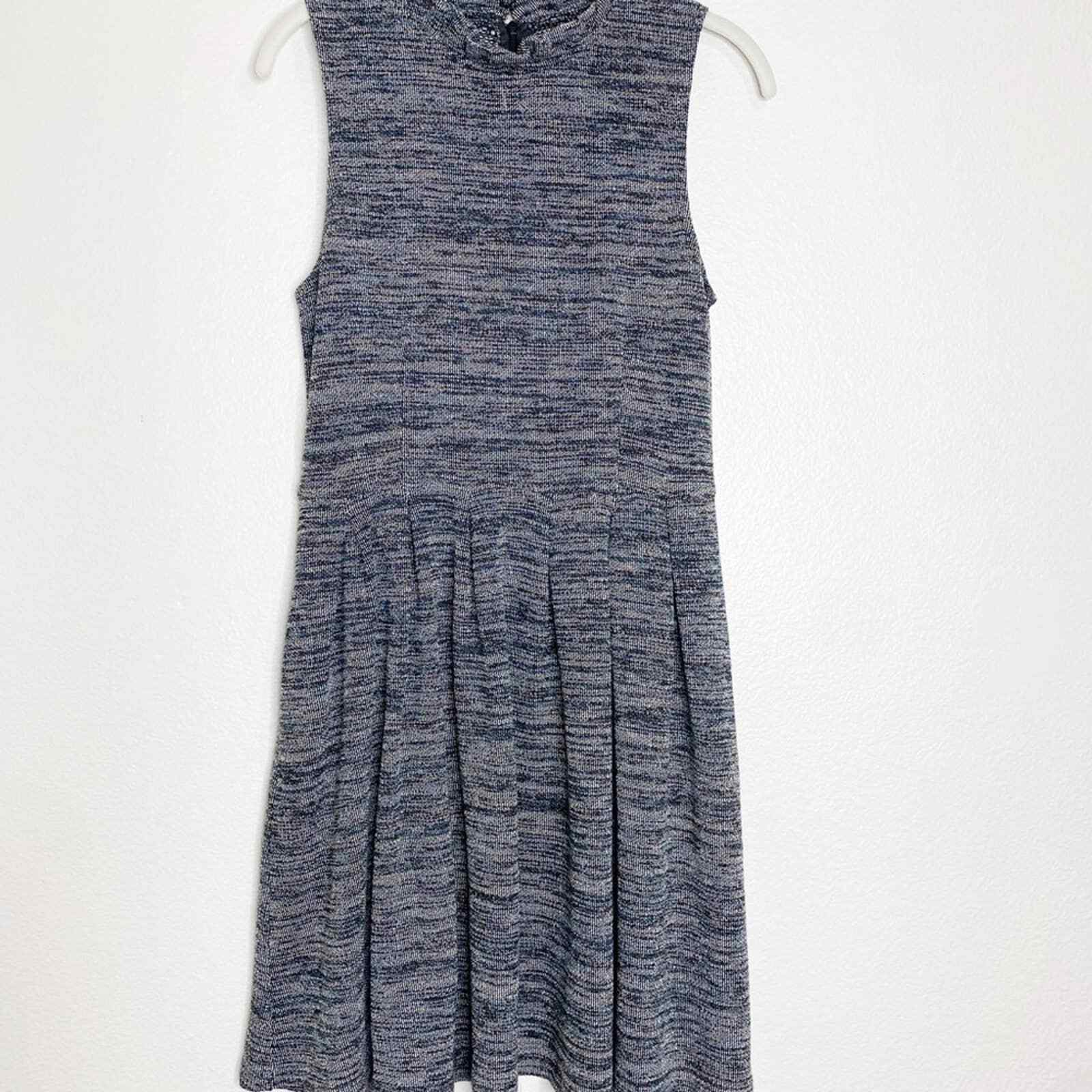 ganni anthropologie tween pleated dress size large - image 4
