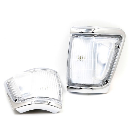 CLEAR LEN CORNER INDICATOR LIGHT SET FITS TOYOTA HILUX 4x4 LN111 LN106