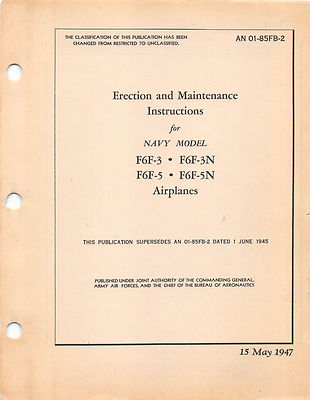 F6F Hellcat Maintenance Instructions Flight Manual - CD version | eBay
