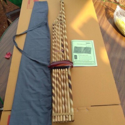 Kan 8 Premium Thai Khaen Bamboo Khen Double Silver Free-ReedTraditional FolkIsan