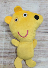 Peppa Pig Plush Peppa's Teddy Bear Friend Stuffed Animal Toy Small Yellow 7"