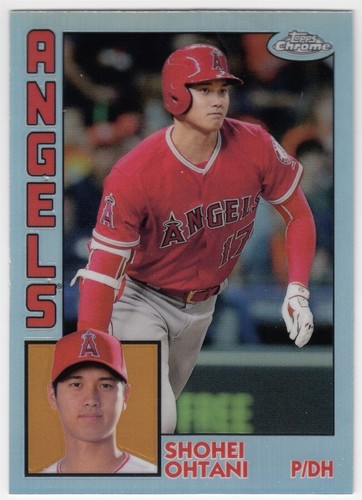2019 Topps Chrome 1984 Baseball Retro SHOHEI OHTANI #84TC-25 Los Angeles Angels