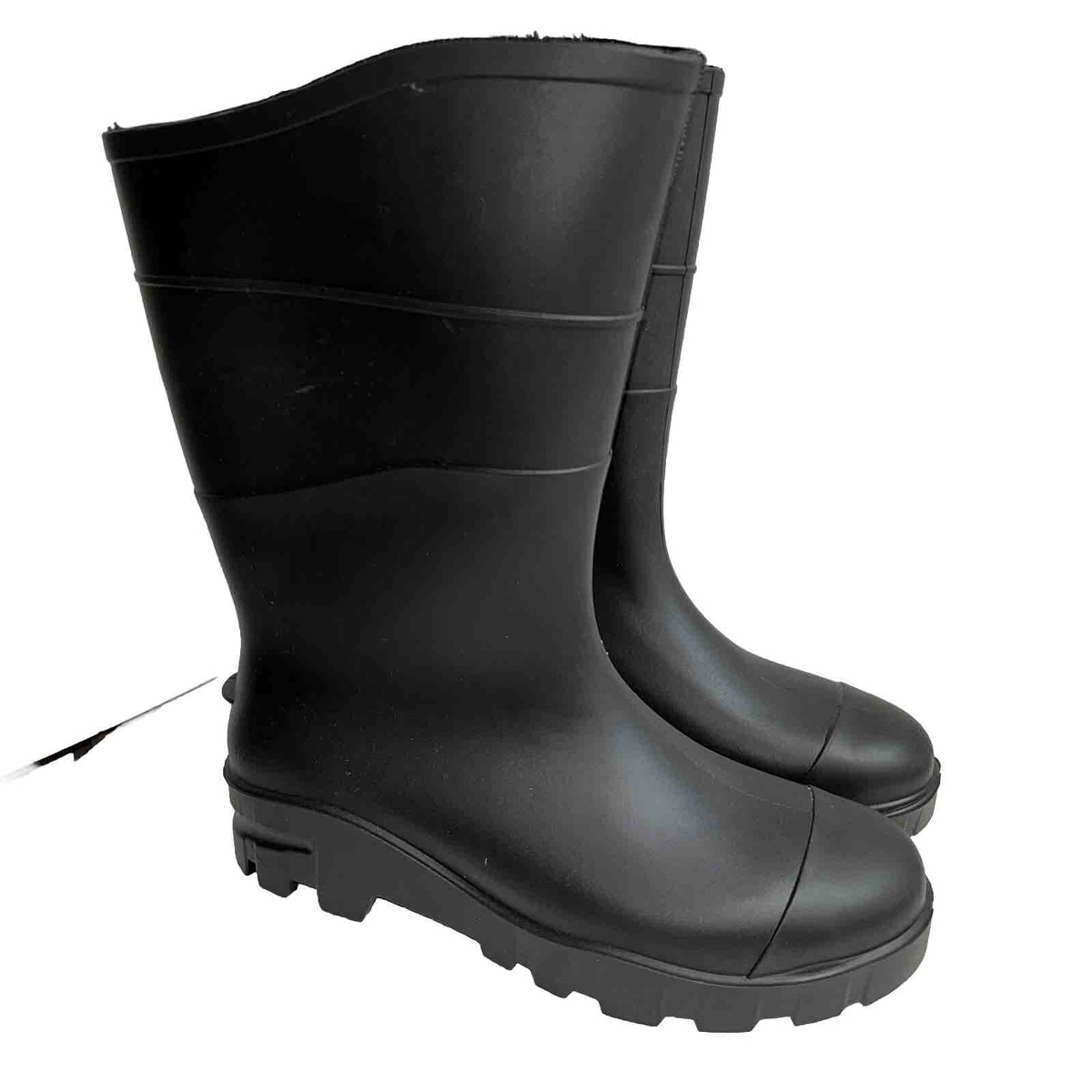 Black Rubber Waterproof Work Mud Boots Rain Farm Made In USA Mens