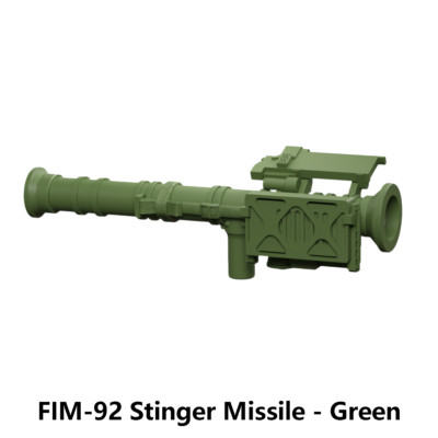 MinifigArsenal FIM-92 Stinger Missile for Minifigures building Block