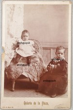 CABINET CARD LOS ANGELES PLAZA GALLERY NAMED JOHN CRAWFORD RICHMOND USA PHOTO