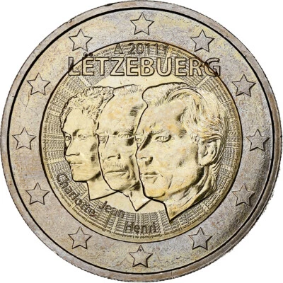 [#1163104] Luxembourg, 2 Euro, jean lieutenant representant, 2011, SUP+, Bimétal - Photo 1/2