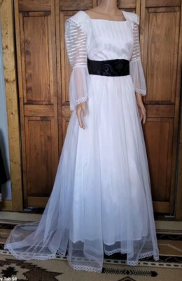 RECOLLECTIONS Edwardian Style White Dress Reinactment Wedding Theatre MD New | eBay RECOLLECTIONS Edwardian Style White Dress Reinactment Wedding Theatre MD New | eBay