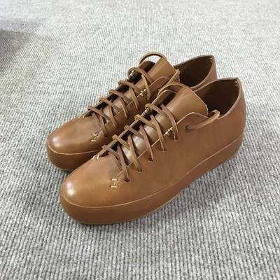 FEIT Hand Sewn Low Rubber Shoes Womens Size 38 Semi-cordovan  display picture 2