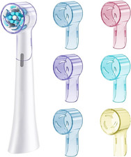 6 Pack Toothbrush Covers for Oral B Io Replacement Heads, Toothbrush Cover Caps