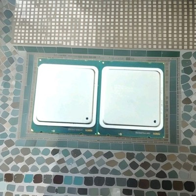 Set of 2 Intel Xeon E5-2667 2.90GHz SR0KP CPU Server Processors