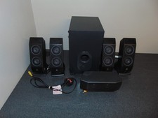 Logitech X-540 Gaming PC Computer Surround Sound Speaker System *Working*