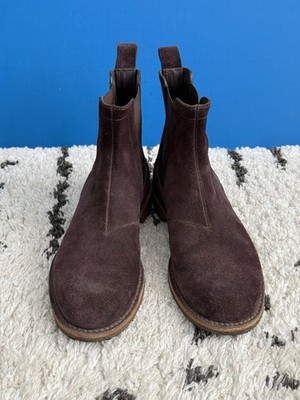 Bottega Veneta Suede Gum Sole Chelsea Boots Brown/Mauve EU 40 (fits like US 8.5)