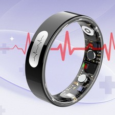New Smart Ring with Heart Rate, ECG, Sleep, Health and Fitness Tracking