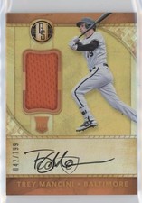 2017 Panini Chronicles Gold Standard Rookie Jersey 42/199 Trey Mancini Auto 00lz