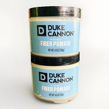 Duke Cannon Flexible Fiber Pomade Strong Hold No Shine for Hair 4.6 oz -2 PACK