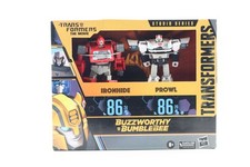 Transformers Buzzworthy Bumblebee Studio Series 86 Ironhide and Prowl Brand New
