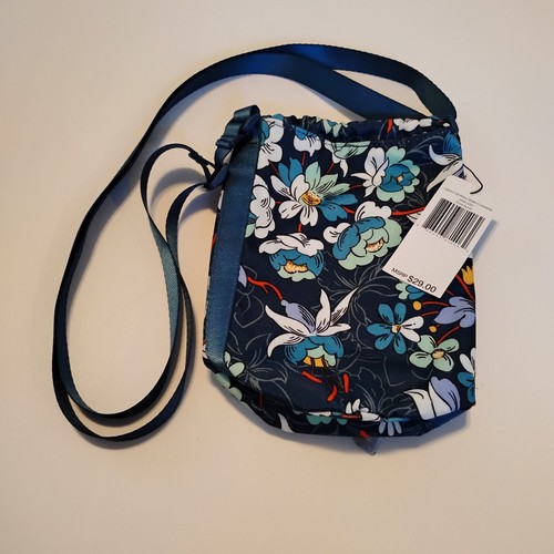 New Tag Vera Bradley Lighten Up Insulated Water Bottle Cross Body Floral Bursts - 第 1/13 張圖片