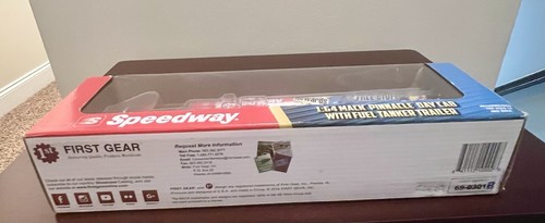 First Gear DCP 1/64 Speedway Mack Pinnacle Day Cab with Fuel Tanker 69-0301 - Picture 3 of 7