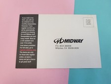 Midway Registration Mail In INSERT ONLY Authentic GameCube PlayStation 2 XBOX