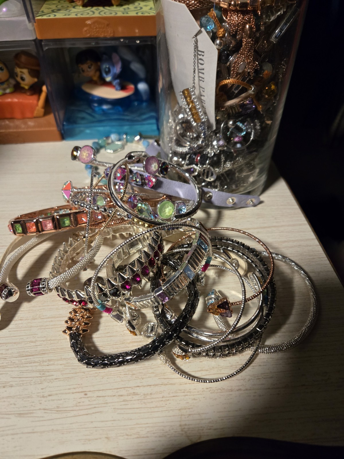 Bomb Party Multicolor Stackable Bracelets & Charm… - image 1