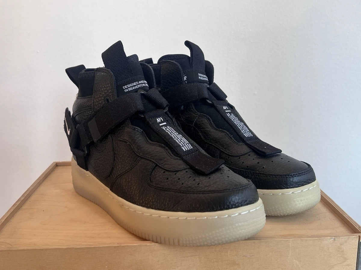 Nike Air Force 1 Utility Mid Black for Sale | Authenticity