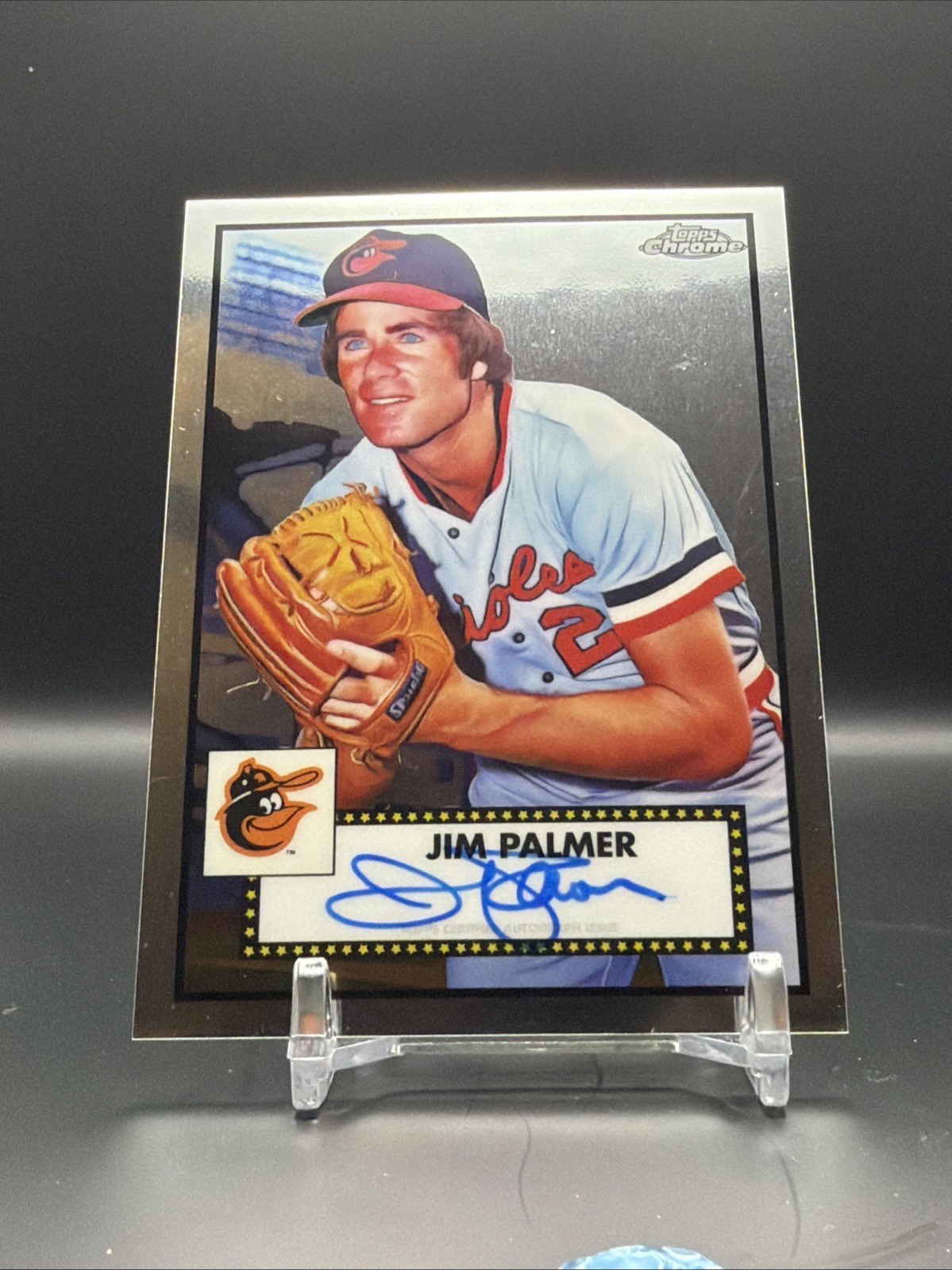 2021 Topps Chrome Platinum Anniversary - Autographs Jim Palmer #PA-JP (AU)
