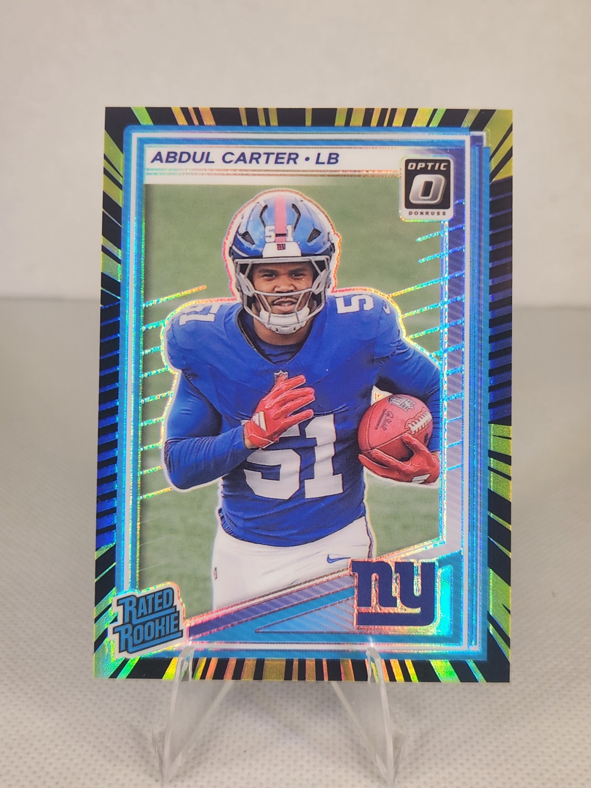2025 Panini Donruss Optic - Rated Rookie Abdul Carter #300 Electricity Prizm /75