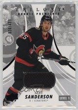 2022 Trilogy Rookie Jersey Black Foil Memorabilia /499 Common Jake Sanderson n1u