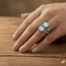 Milky Opalite Gemstone 925 Sterling Silver Jewelry All Size Ring For Gift