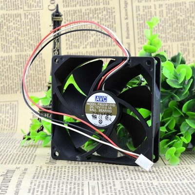 1PC NEW AVC F9025B12HB 12V 0.3A 9CM 9025 3-wire Fan   #as