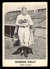 1950 Remar Oakland Oaks Baseball #14 George Kelly VG *e2