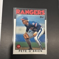 Topps Pete O'Brien #328 Texas Rangers MLB Baseball Card Base Set