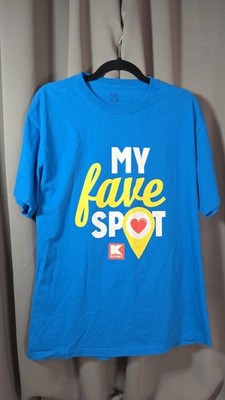 Kmart Blue My Fave Spot Help You Find? Blue Shirt Large