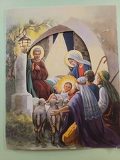 VTG Greeting Card - Hallmark - Christmas - Manger Scene- Used